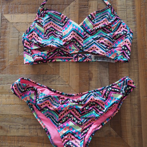 Victoria's Secret PINK Aztec Bikini Set - Picture 1 of 6